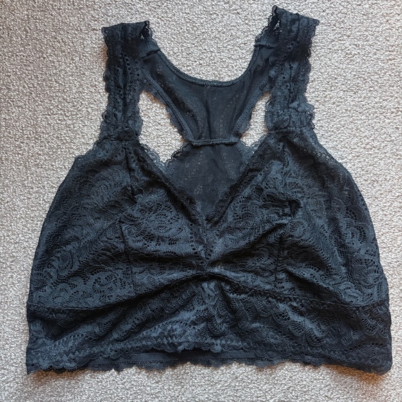 NWT Torrid Curves Bralette Black Lace Racerback | Size 2 (2X) - Picture 4 of 16